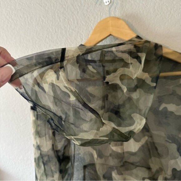 Camo Mesh Jacket XL Trailblazer Adventurecore Athleisure Lightweight Layer - Picture 7 of 12